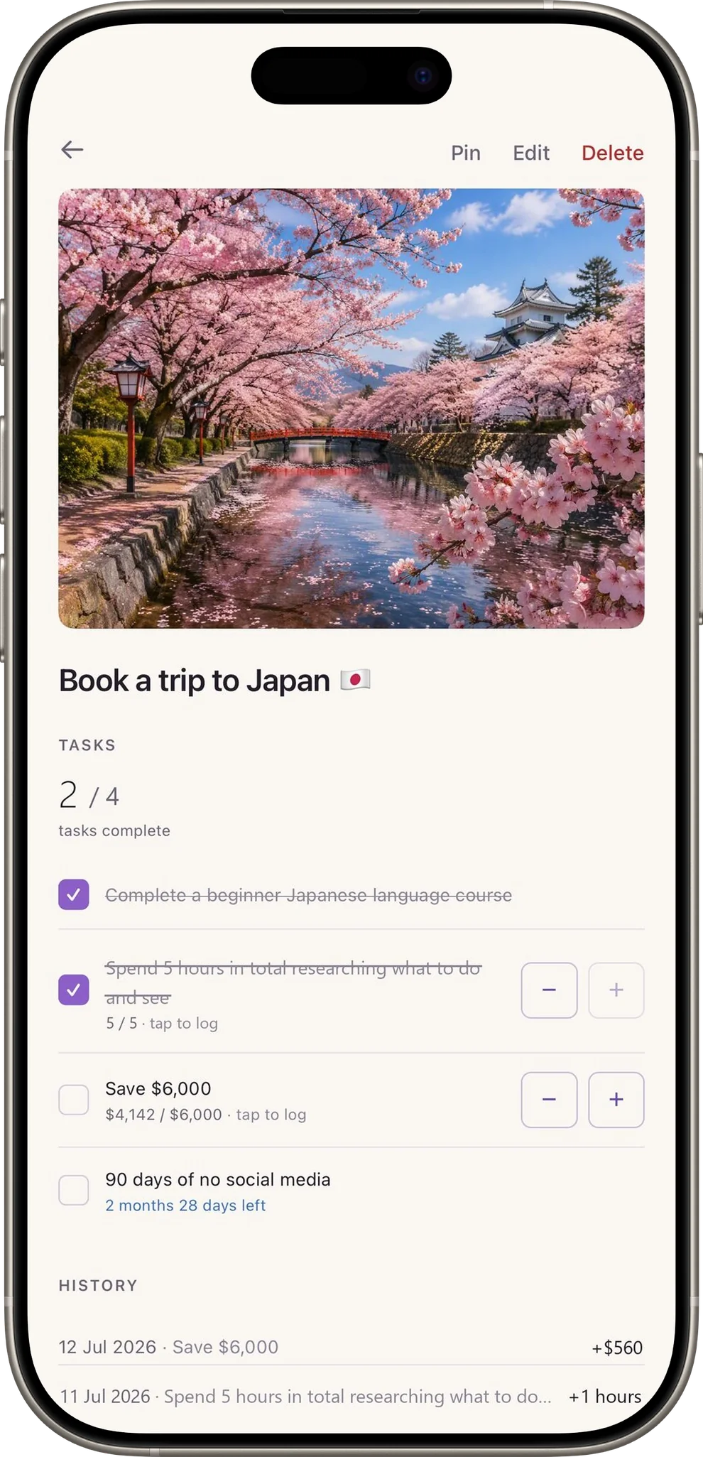 A trip to Japan, mid-progress