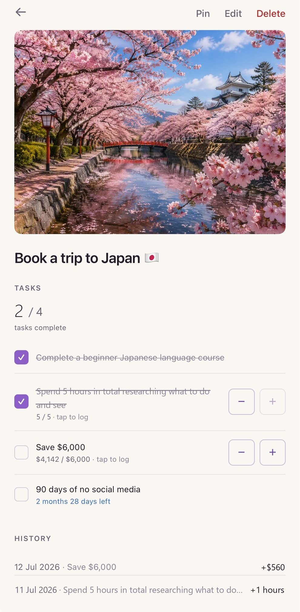 A trip to Japan, mid-progress